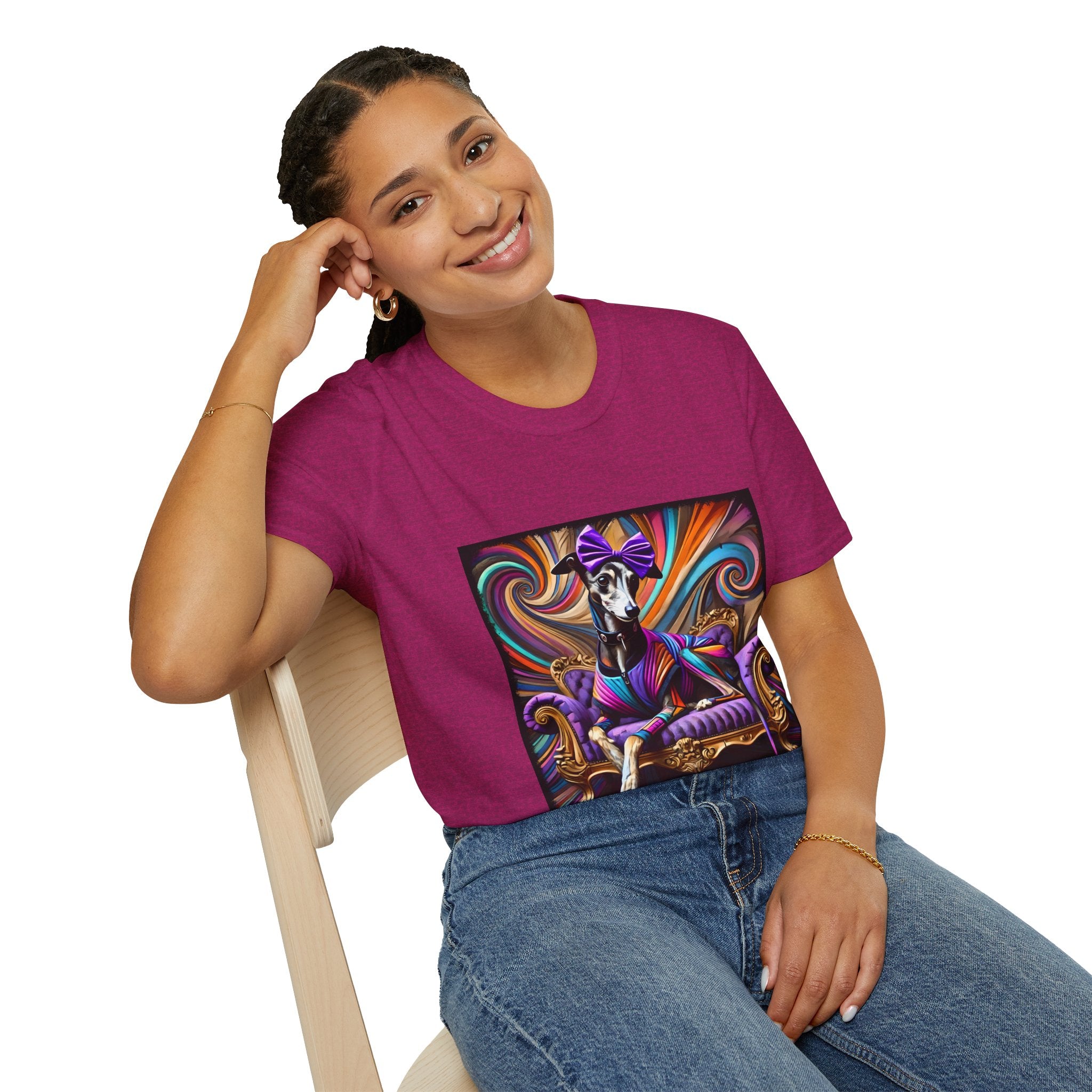 Greyhound Vivid Rocker | Unisex Dog T-Shirt