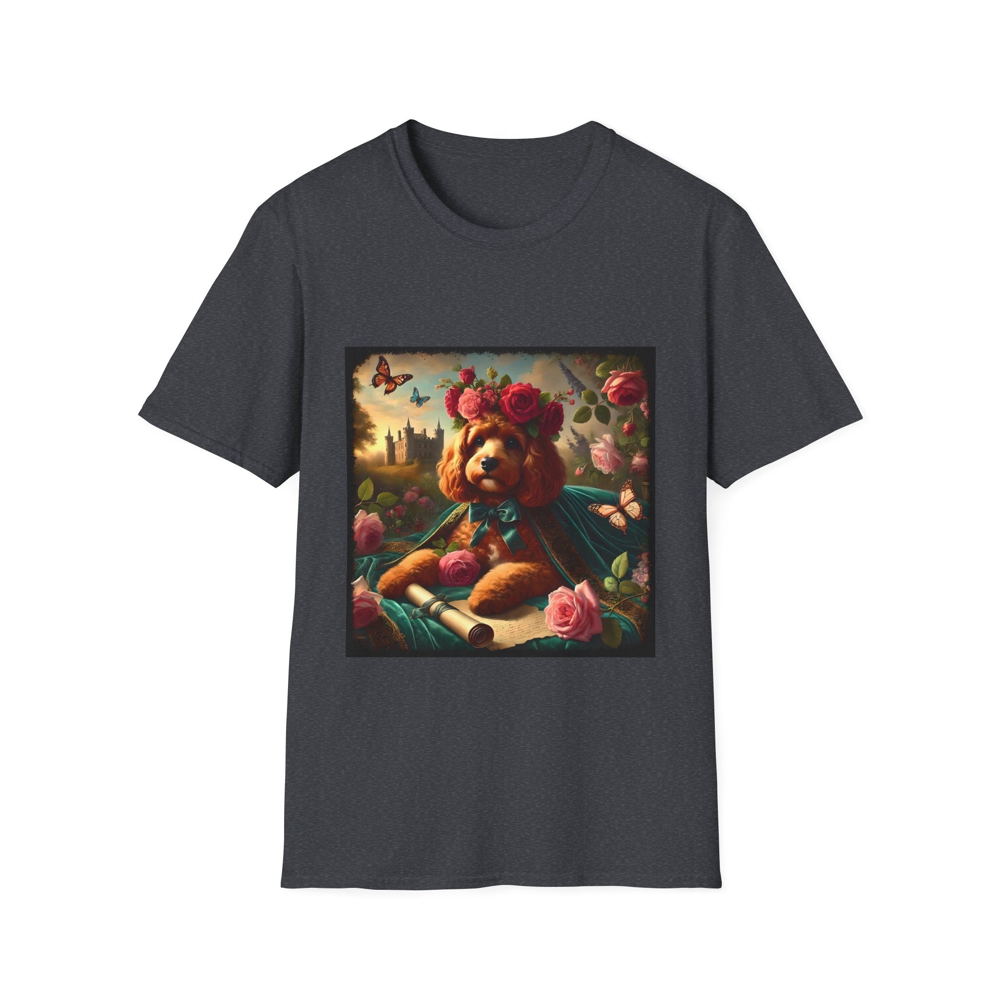 Cavapoo Botanical Beauty | Unisex Dog T-Shirt