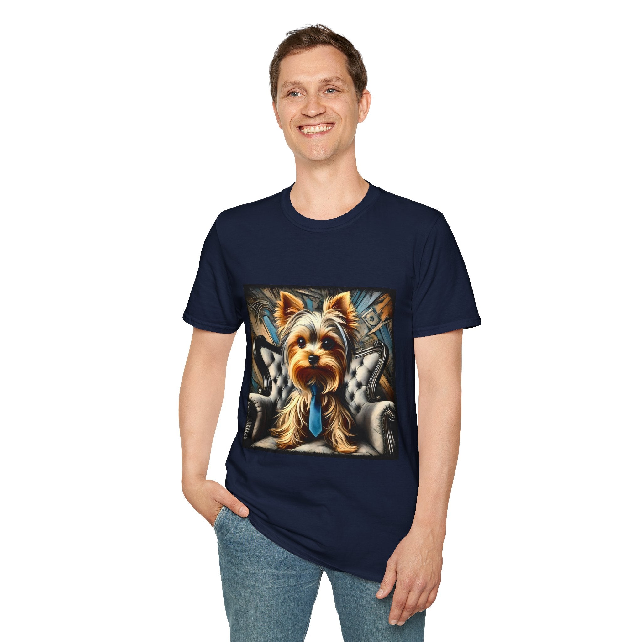 Yorkshire Terrier Handsome Dude | Unisex Dog T-Shirt