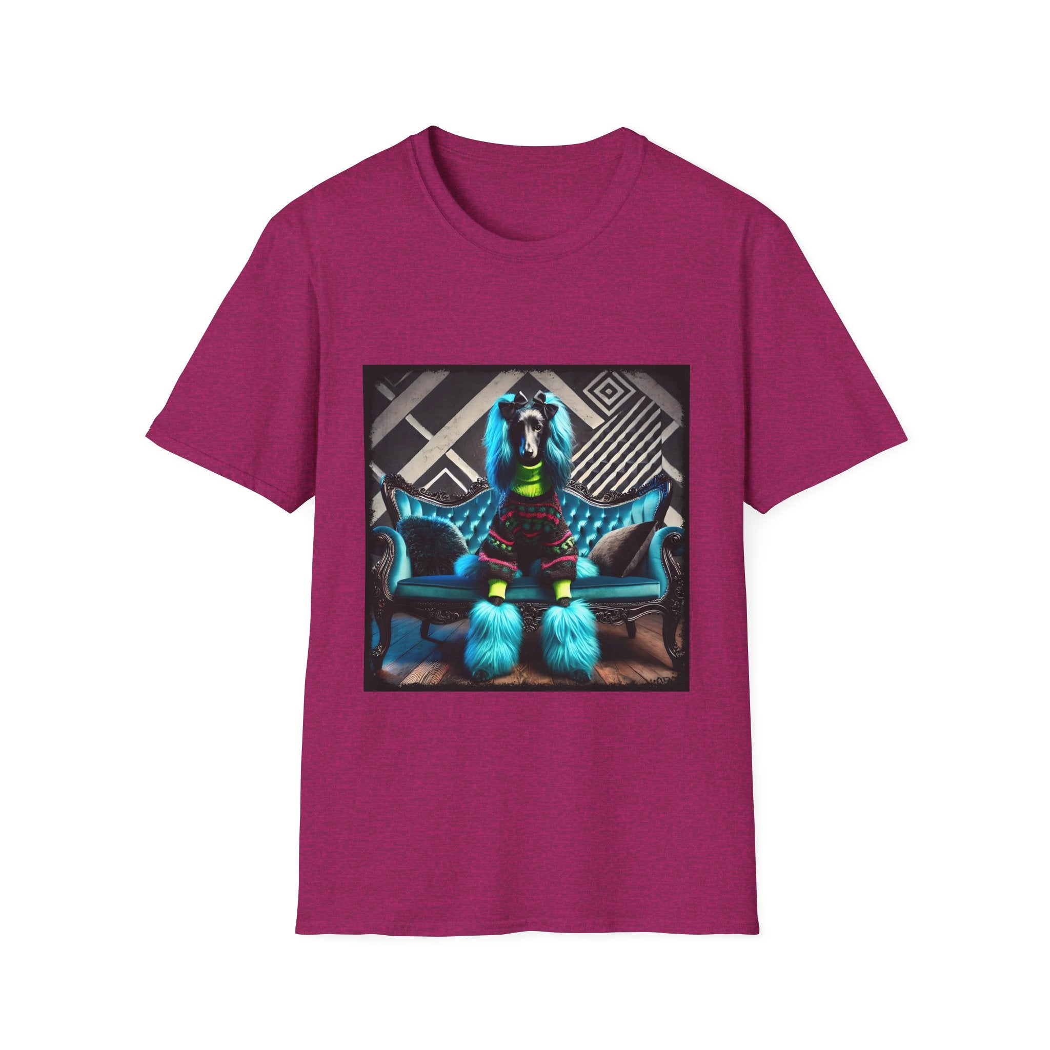Afghan Hound Shirt | Neon Chic Dog Lover Tee