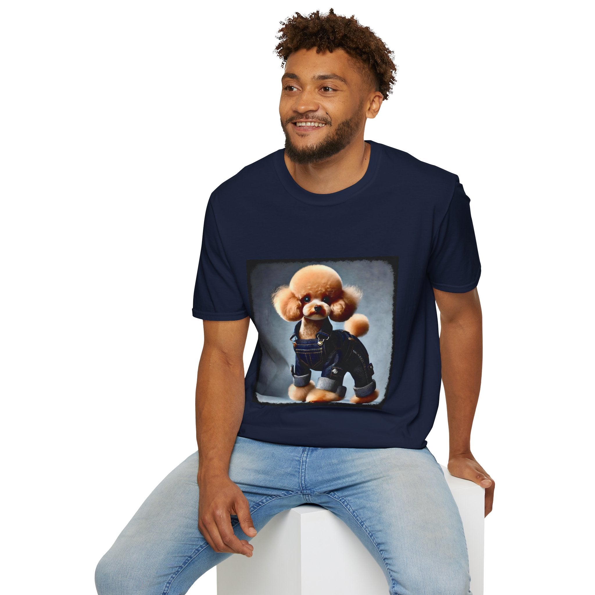Poodle Denim Dream | Unisex Dog T-Shirt