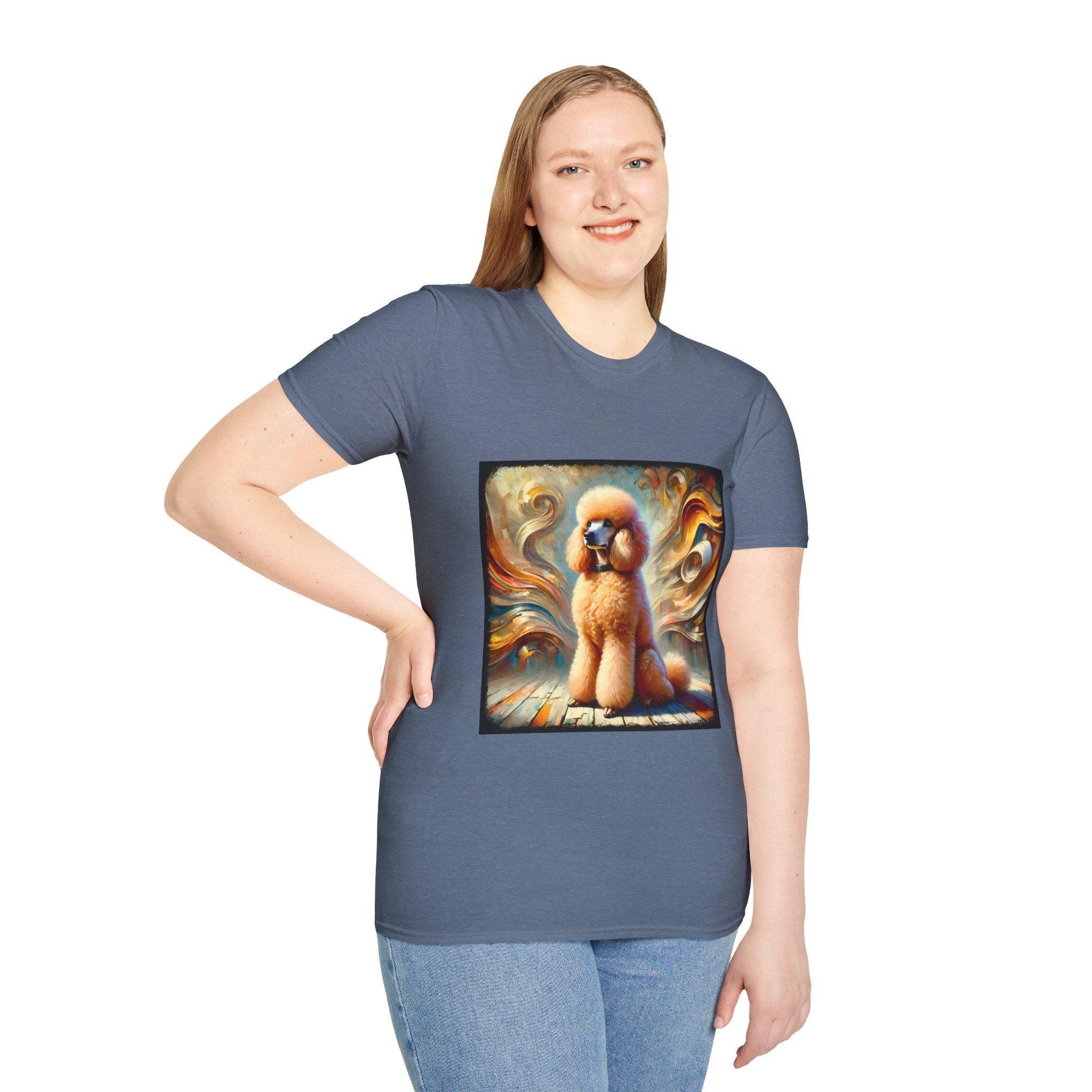 Poodle Golden Swirl | Unisex Dog T-Shirt
