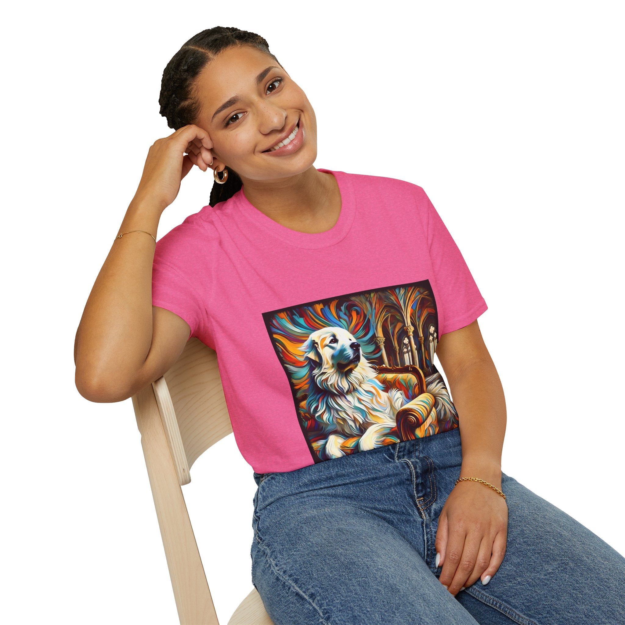 Great Pyrenees Bold Swirl | Unisex Dog T-Shirt