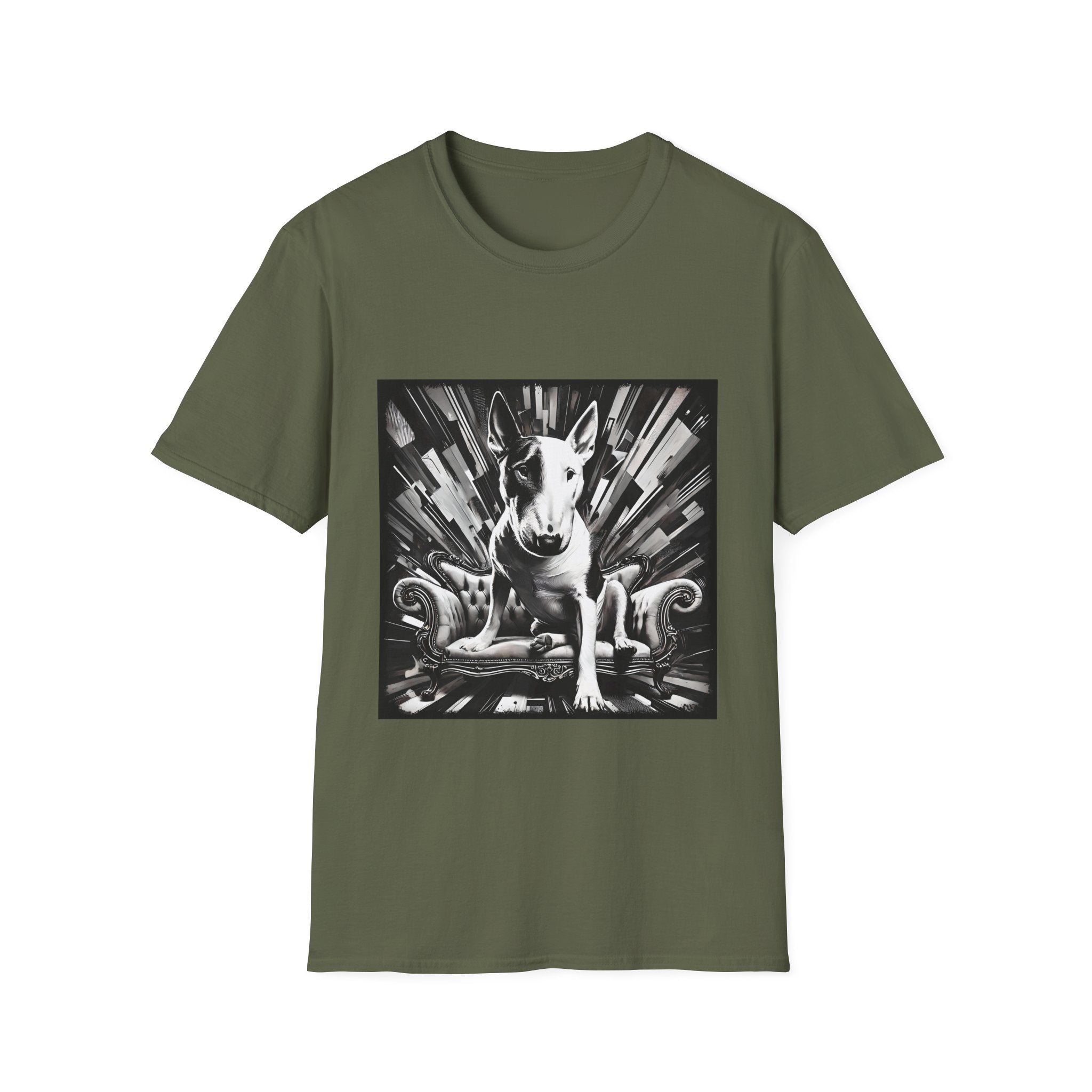 Bull Terrier B&W Bold | Unisex Dog T-Shirt