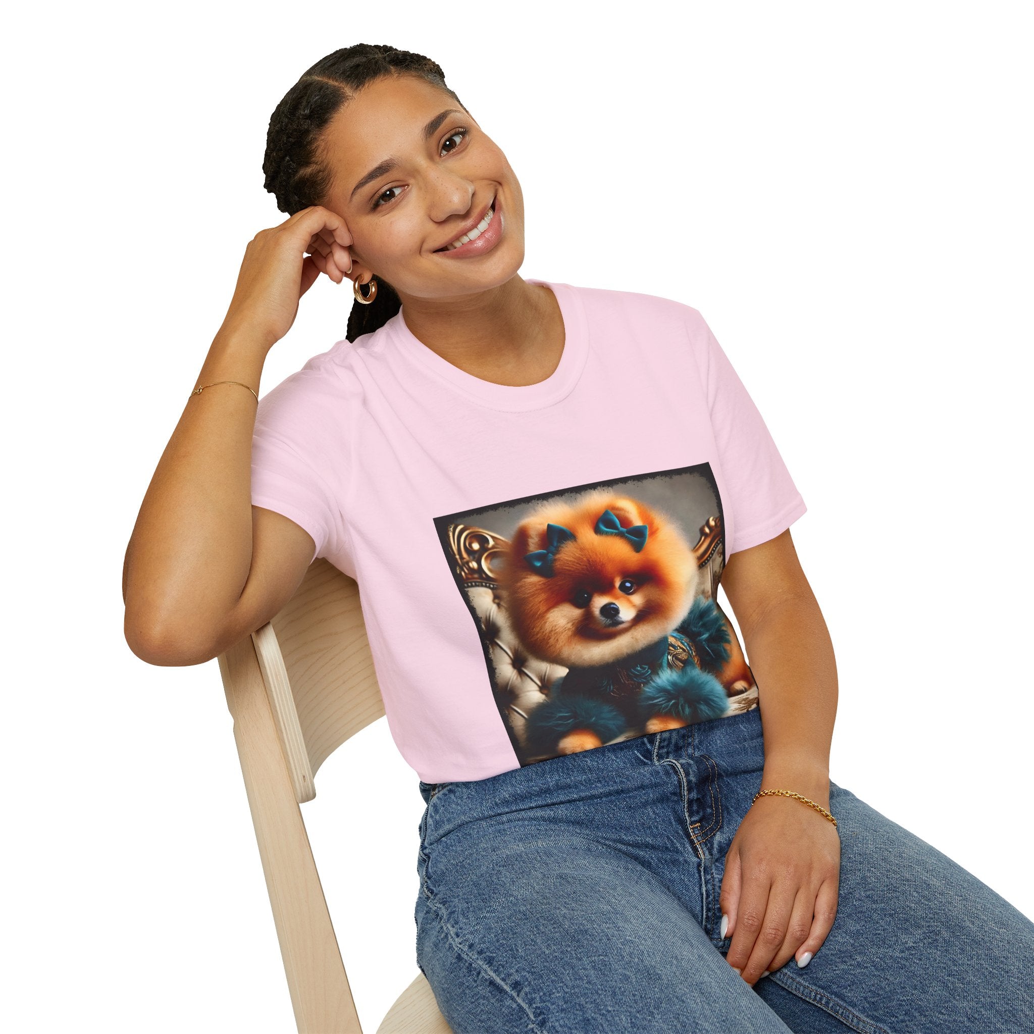 Pomeranian Fluff Boss | Unisex Dog T-Shirt