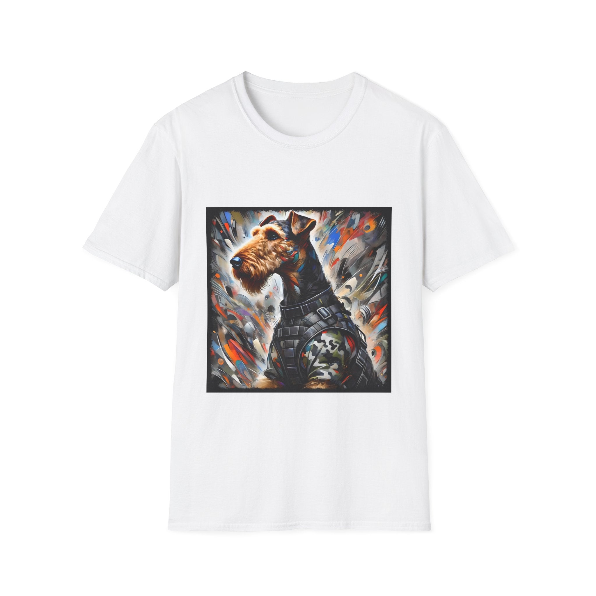 Airedale Terrier Shirt | Bold Camo Classic Dog Lover Tee