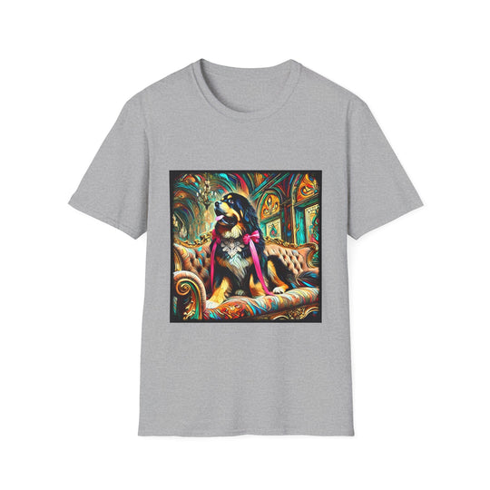 Tibetan Mastiff Diamond Princess Classic design dog lover unisex t-shirt in sport grey