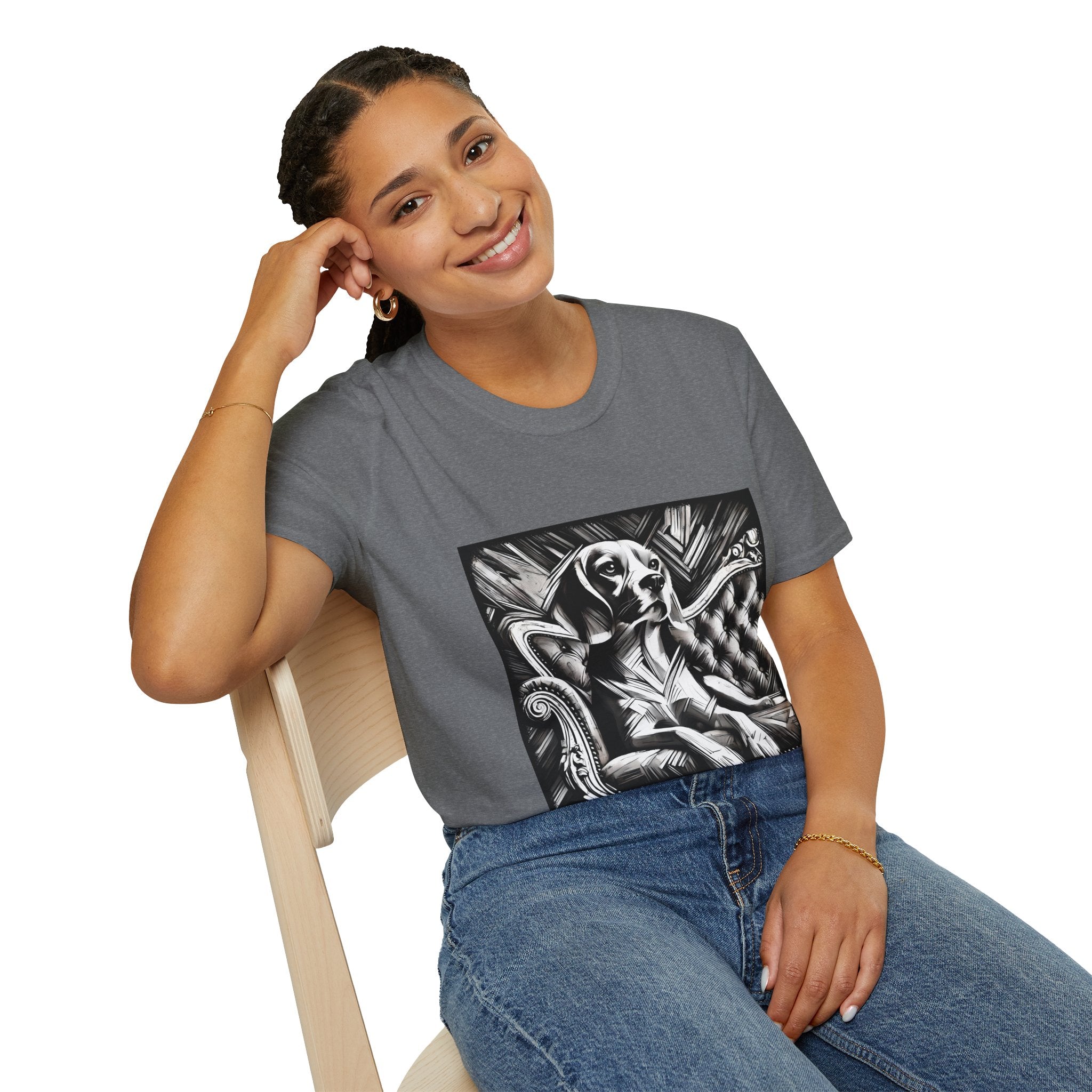 Beagle B&W Bold | Unisex Dog T-Shirt