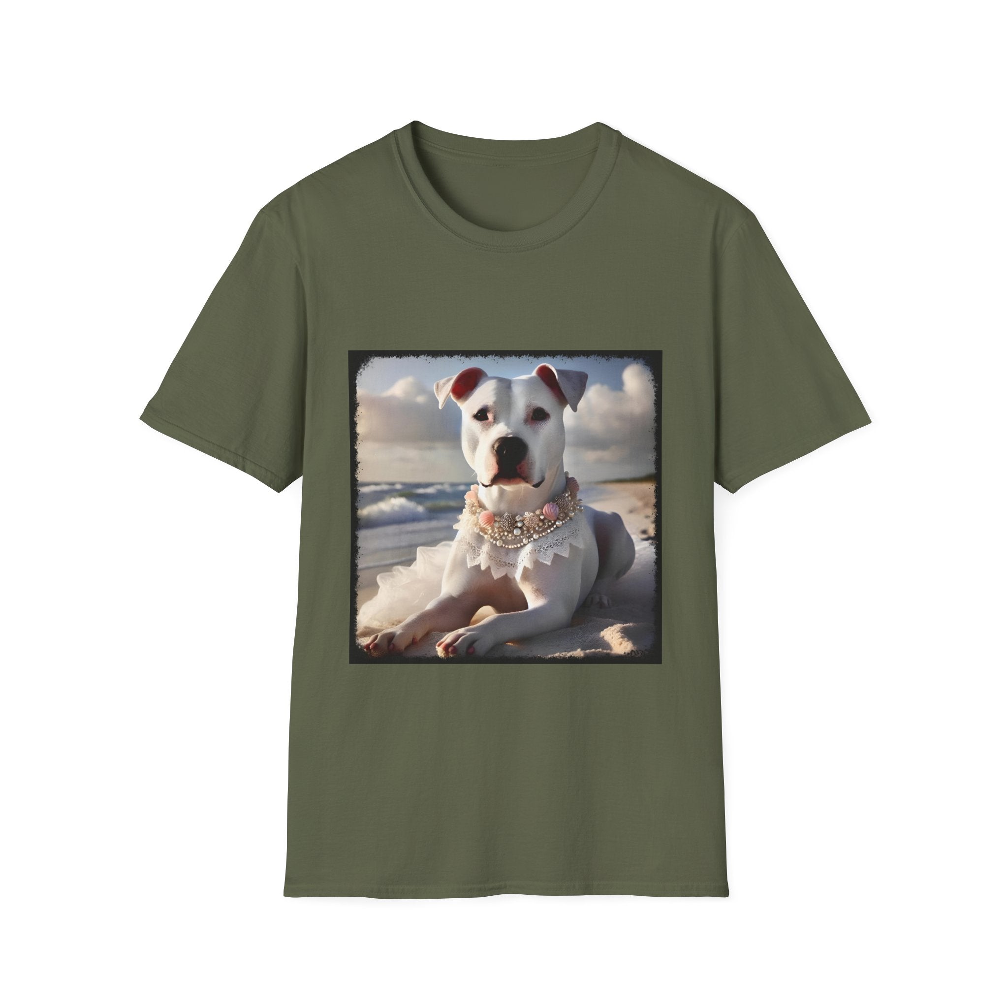 American Pit Bull Terrier Shirt | Seashell Sweetie Dog Lover Tee