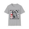 Cane Corso Bold Heart Sketch | Unisex Dog T-Shirt