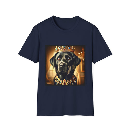 Labrador Retriever Royal Flex design dog lover unisex t-shirt in navy