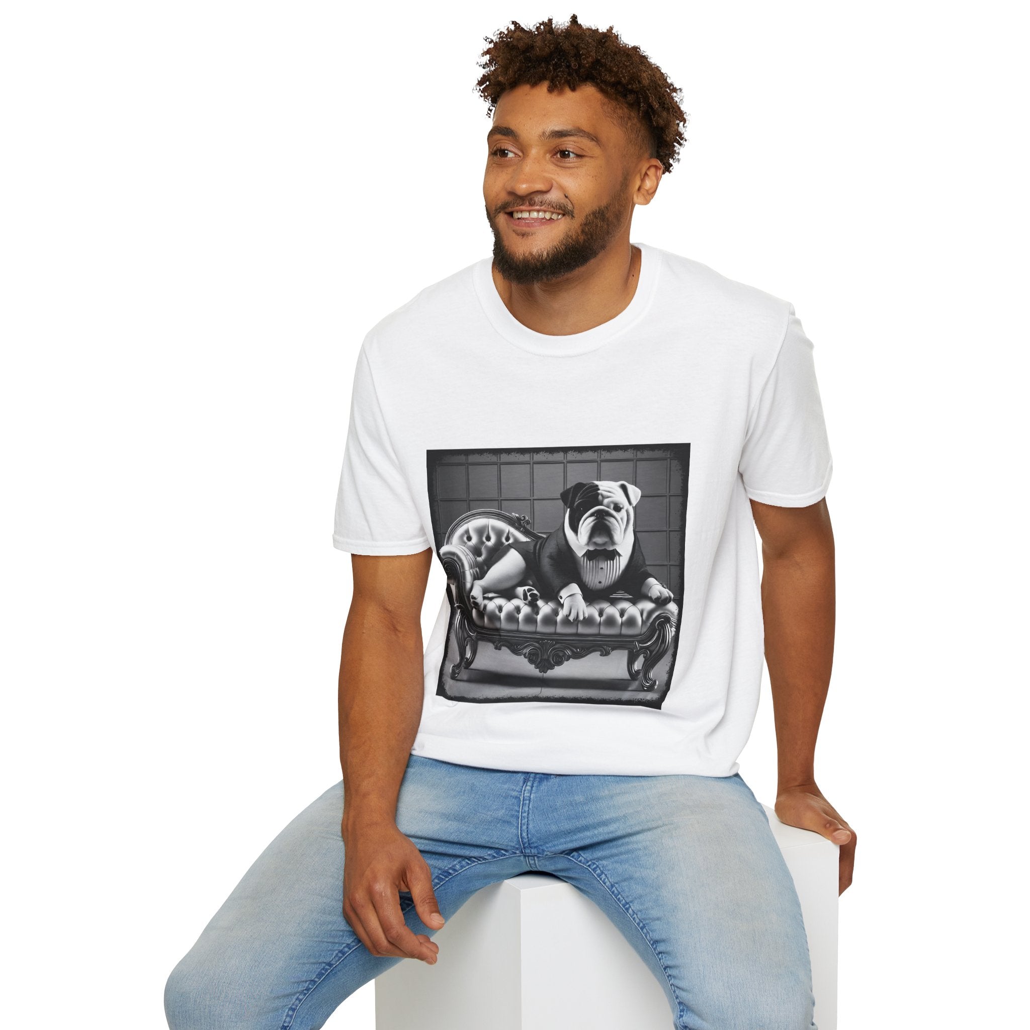 Bulldog Shirt | B&W Boss Dog Lover Tee