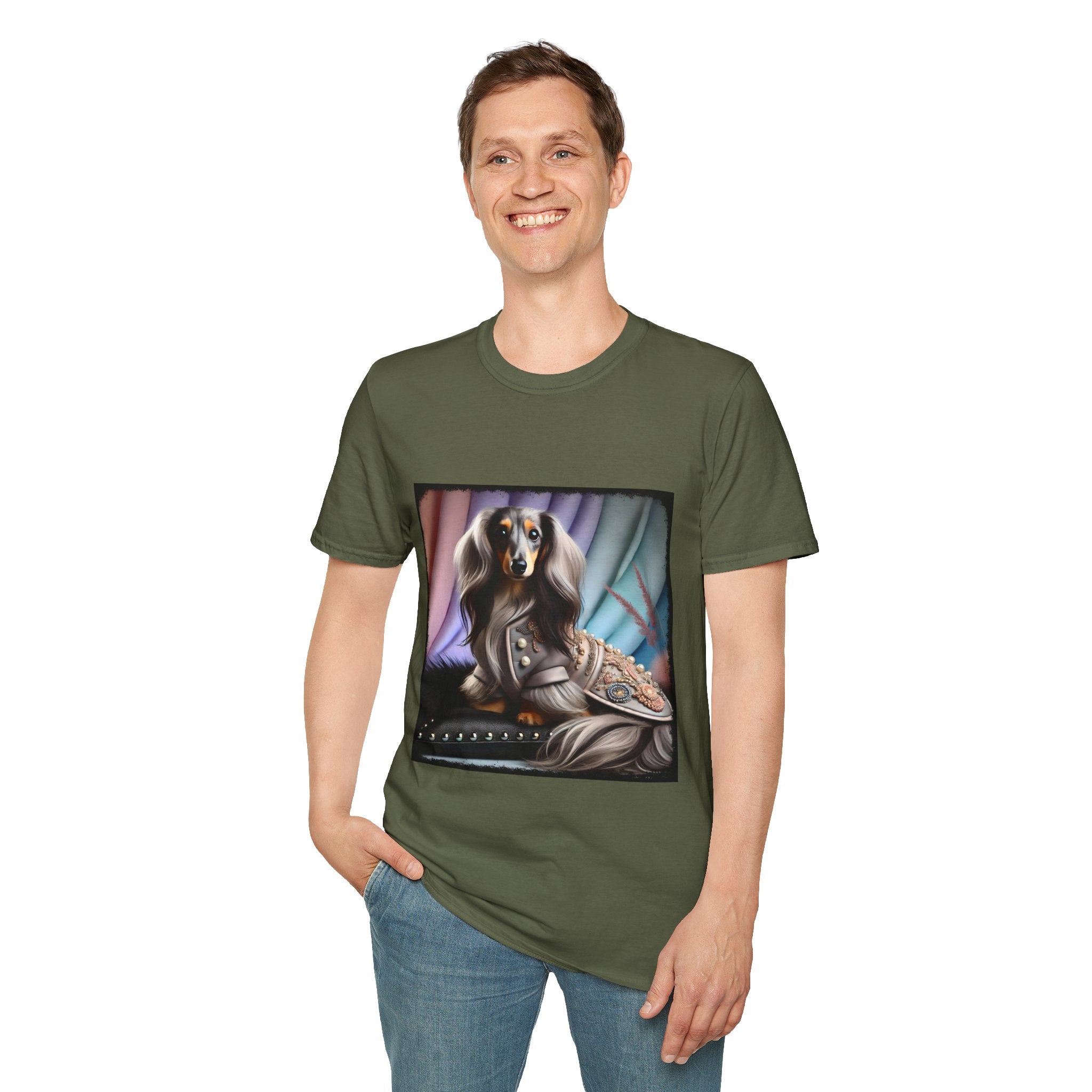 Dachshund Bold Fashionista | Unisex Dog T-Shirt