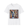 Boston Terrier Bowtie Swirl | Unisex Dog T-Shirt