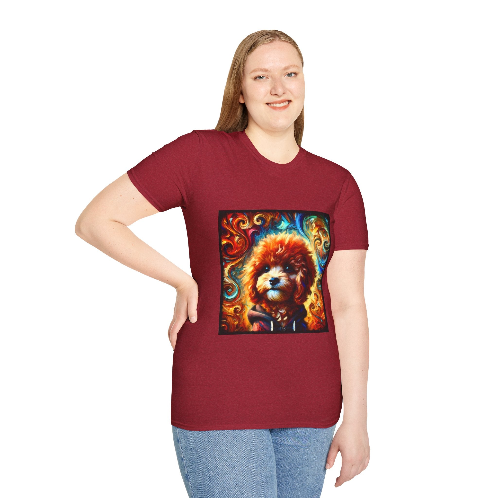 Poodle Multicolor Swirl | Unisex Dog T-Shirt