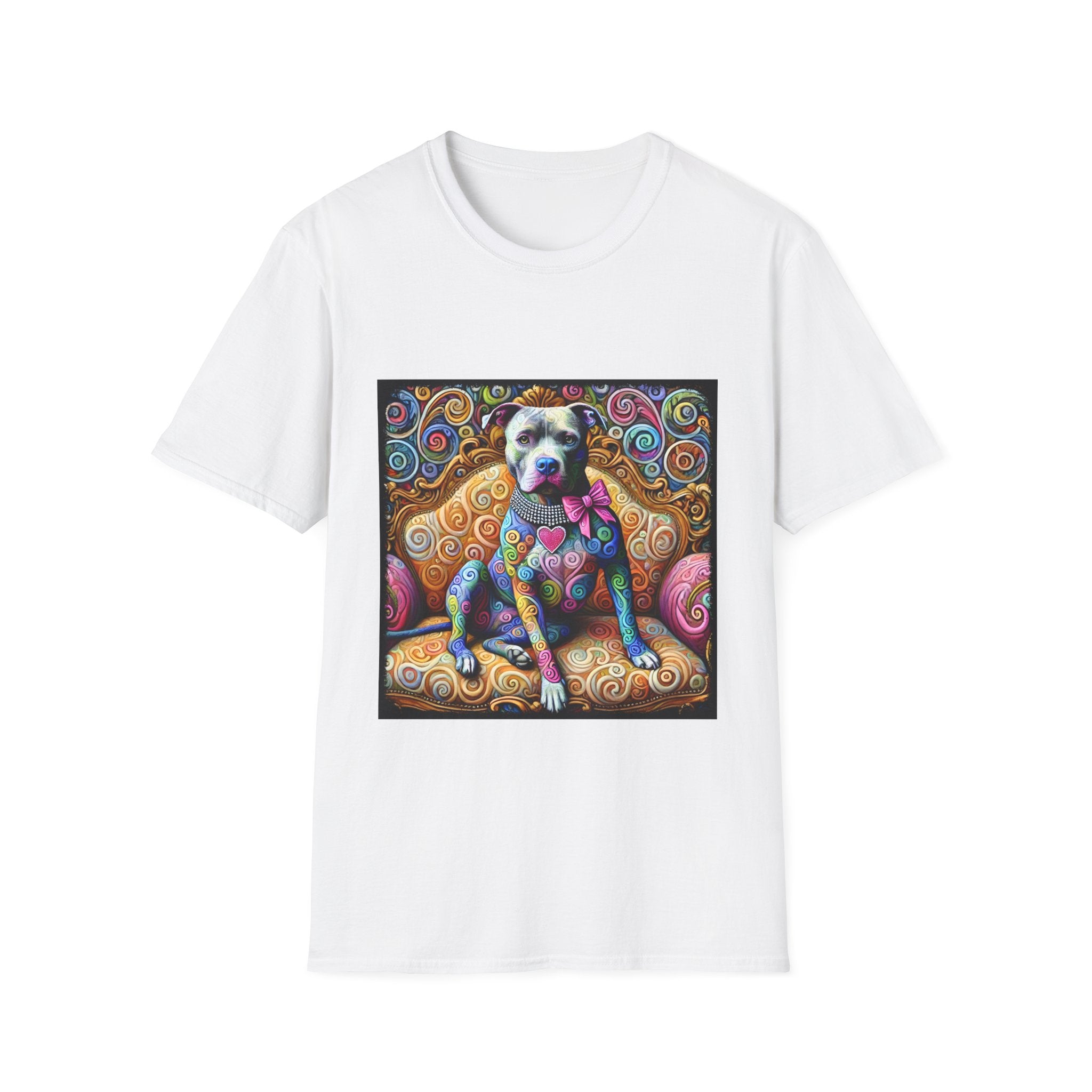 American Pit Bull Terrier Shirt | Love Swirl Dog Lover Tee