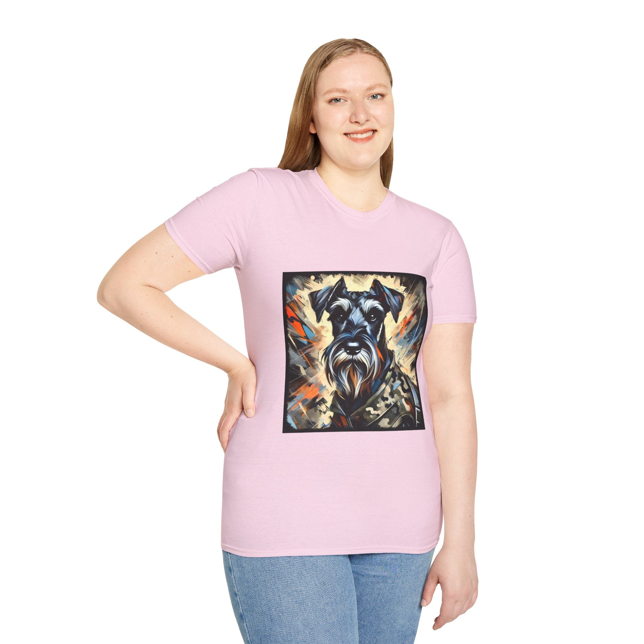 Schnauzer Bold Armor Classic | Unisex Dog T-Shirt
