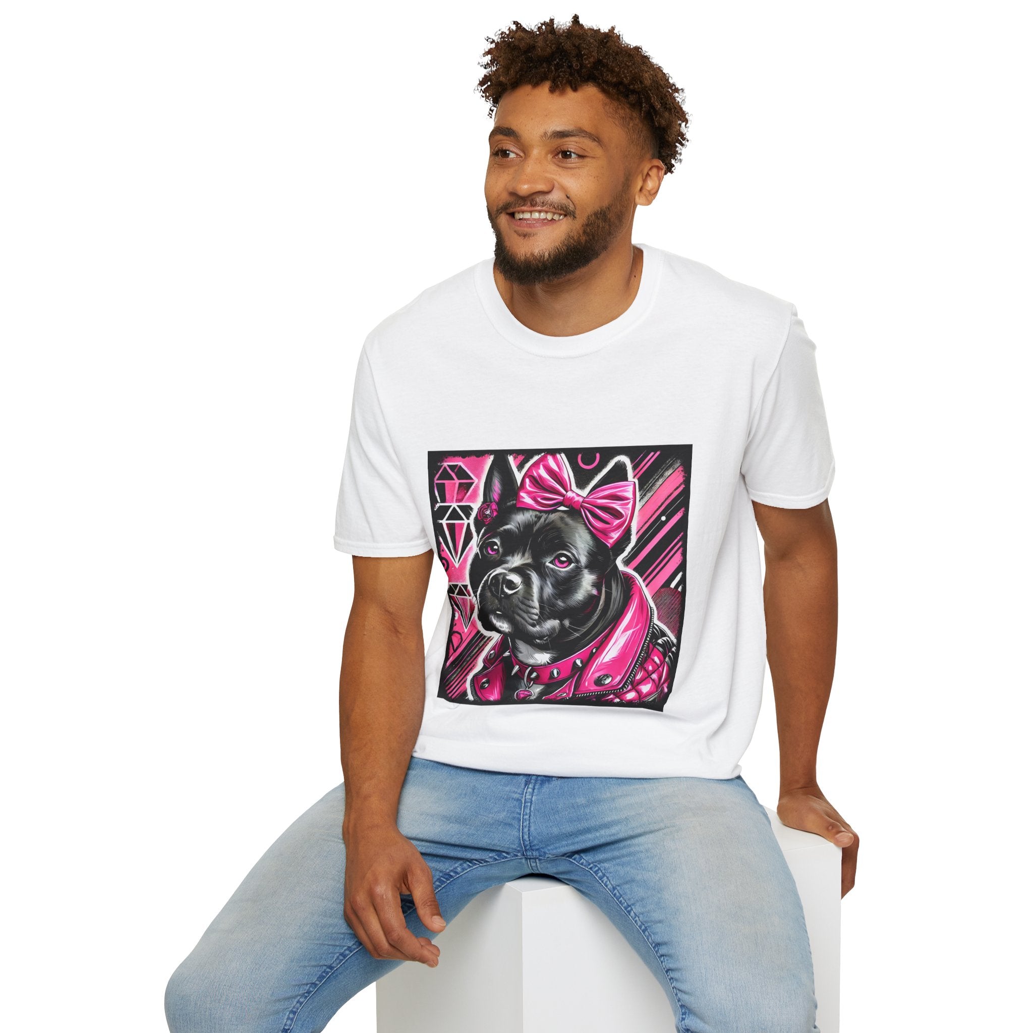 American Pit Bull Terrier Shirt | Pink Princess Bold Dog Lover Tee