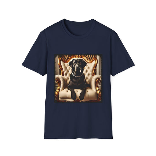 Labrador Retriever Luxe Muse design dog lover unisex t-shirt in navy
