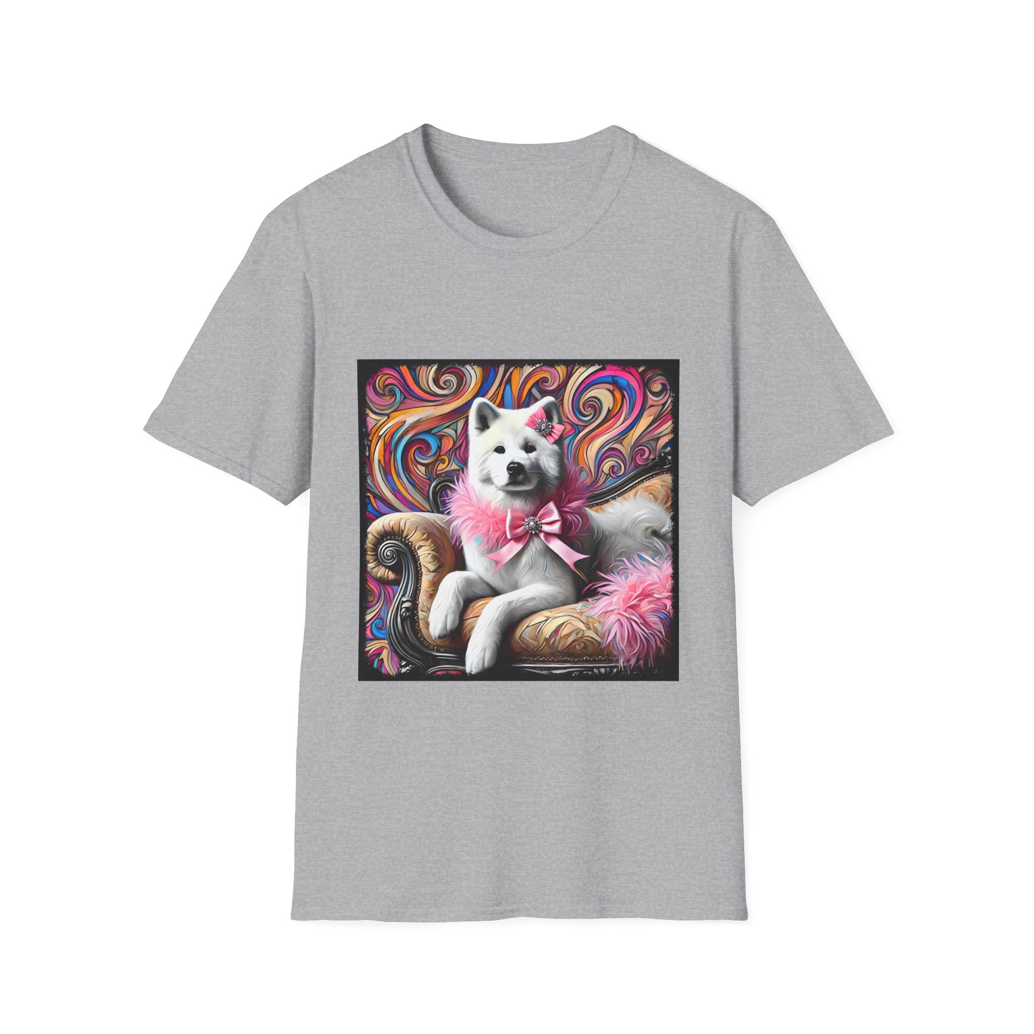 Akita Shirt | Pink Sass Swirl Dog Lover Tee