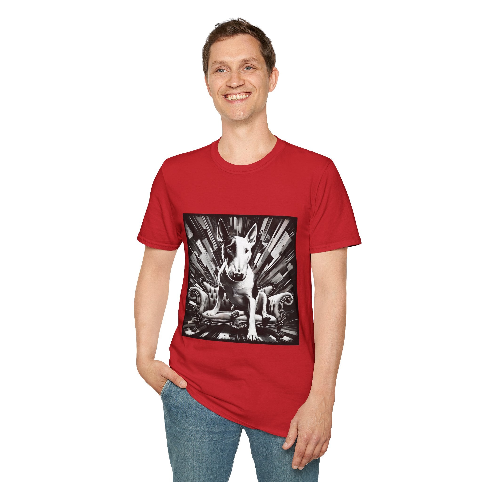 Bull Terrier B&W Bold | Unisex Dog T-Shirt