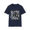 German Shorthaired Pointer Blue Geometric | Unisex Dog T-Shirt