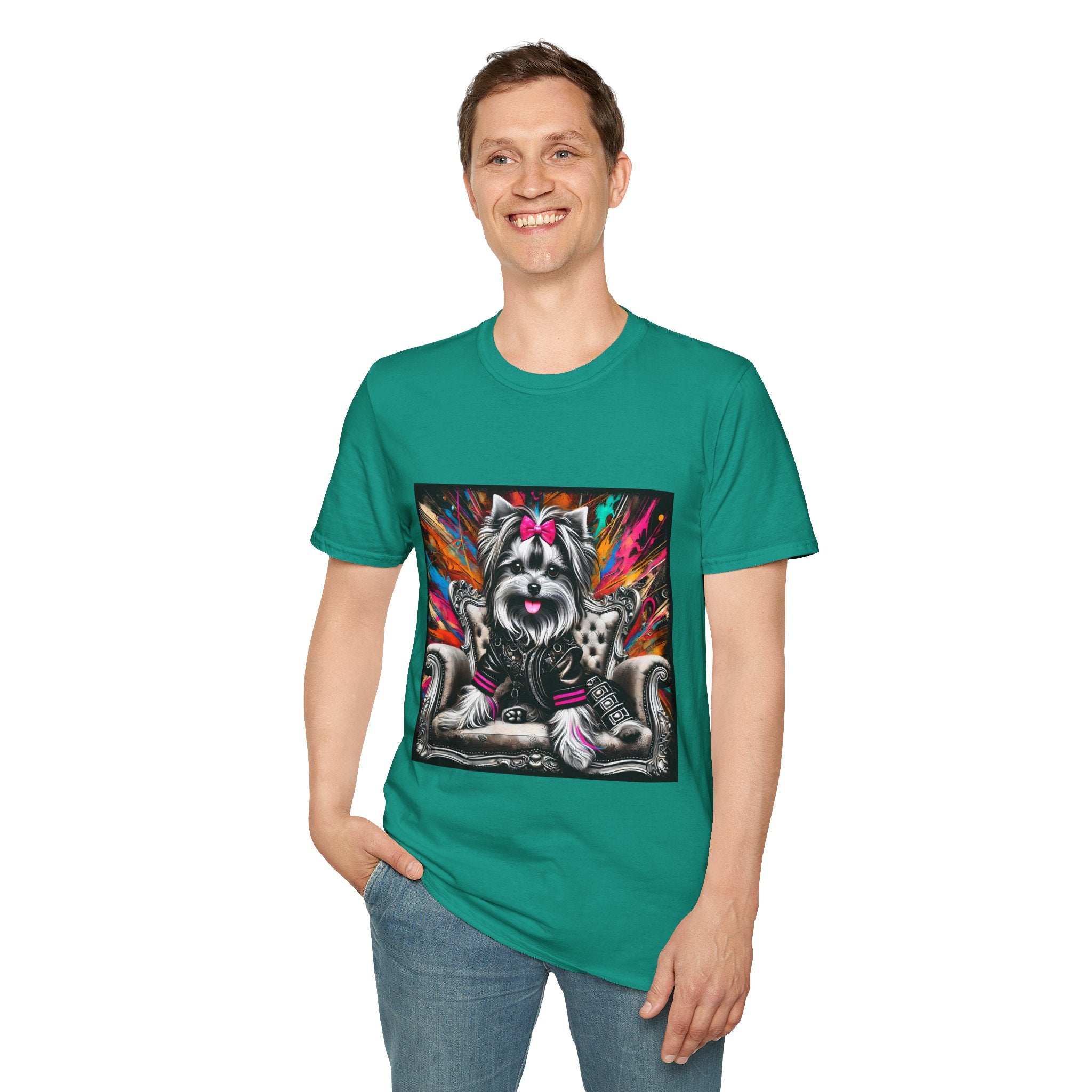 Yorkshire Terrier Bold Rocker  | Unisex Dog T-Shirt