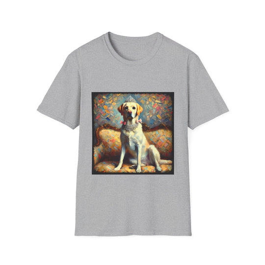 Labrador Retriever Pastel Classic design dog lover unisex t-shirt in sport grey