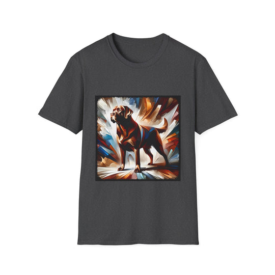 Labrador Retriever Bold Classic design dog lover unisex t-shirt in dark heather