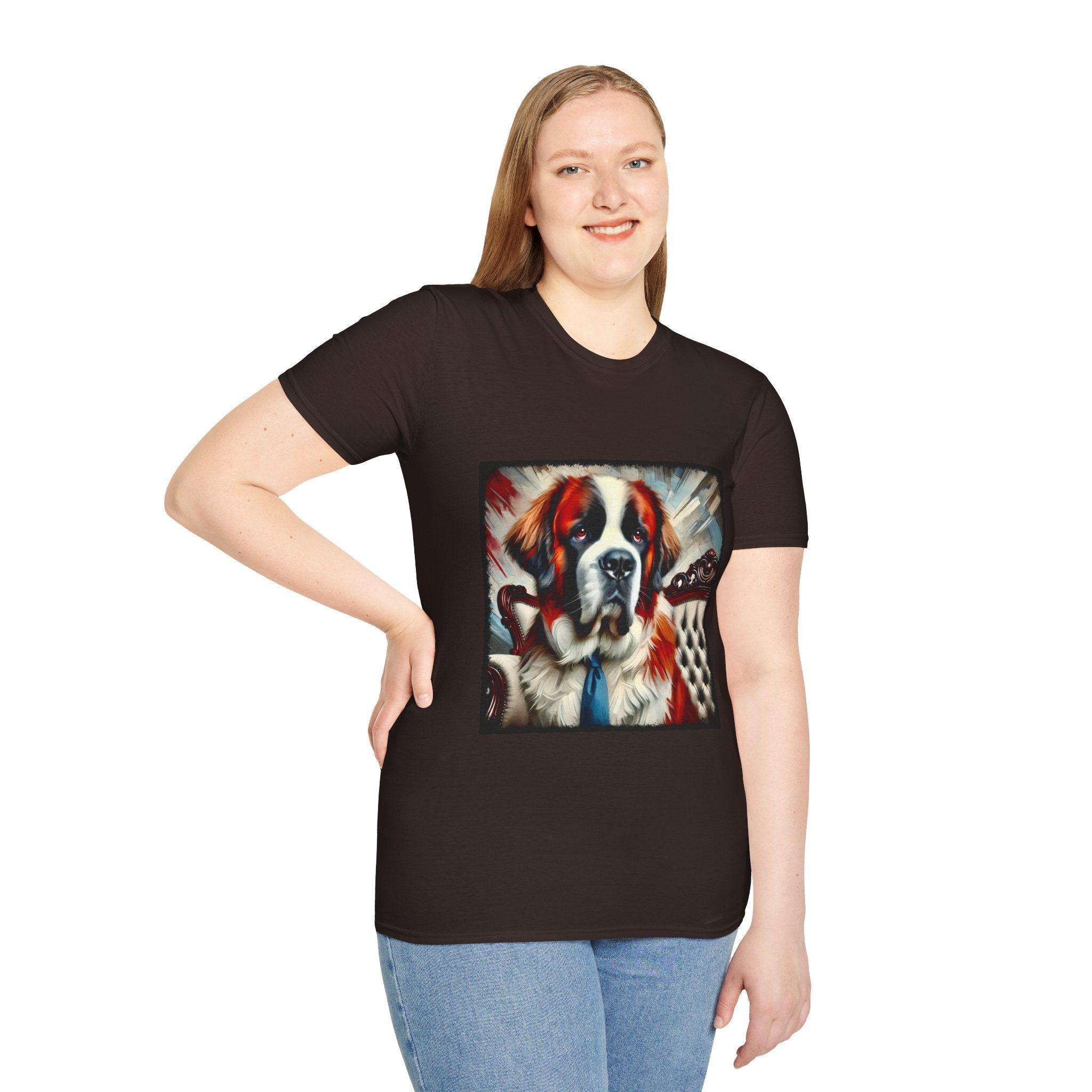 Saint Bernard Big Boss | Unisex Dog T-Shirt
