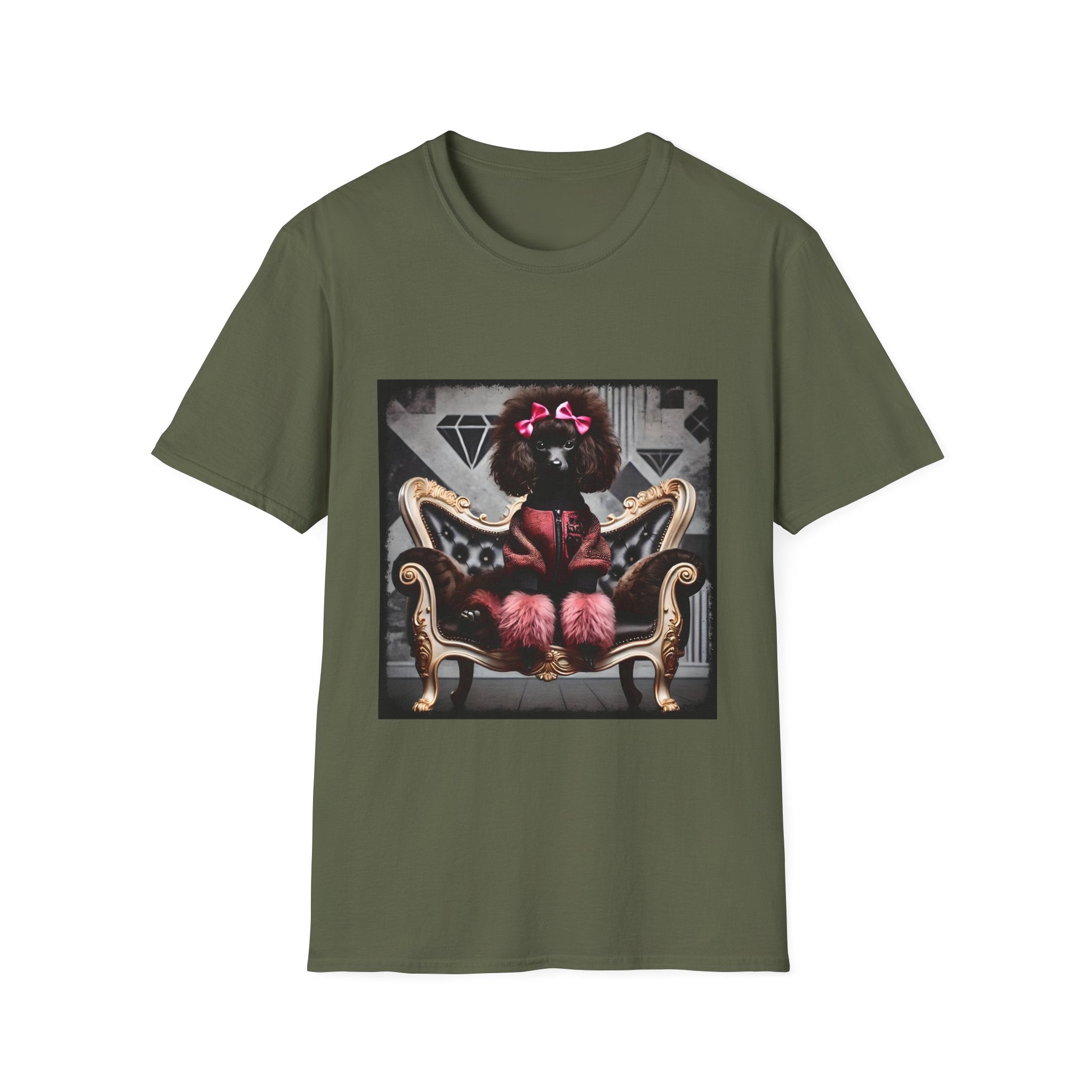 Poodle Pink Icon  | Unisex Dog T-Shirt