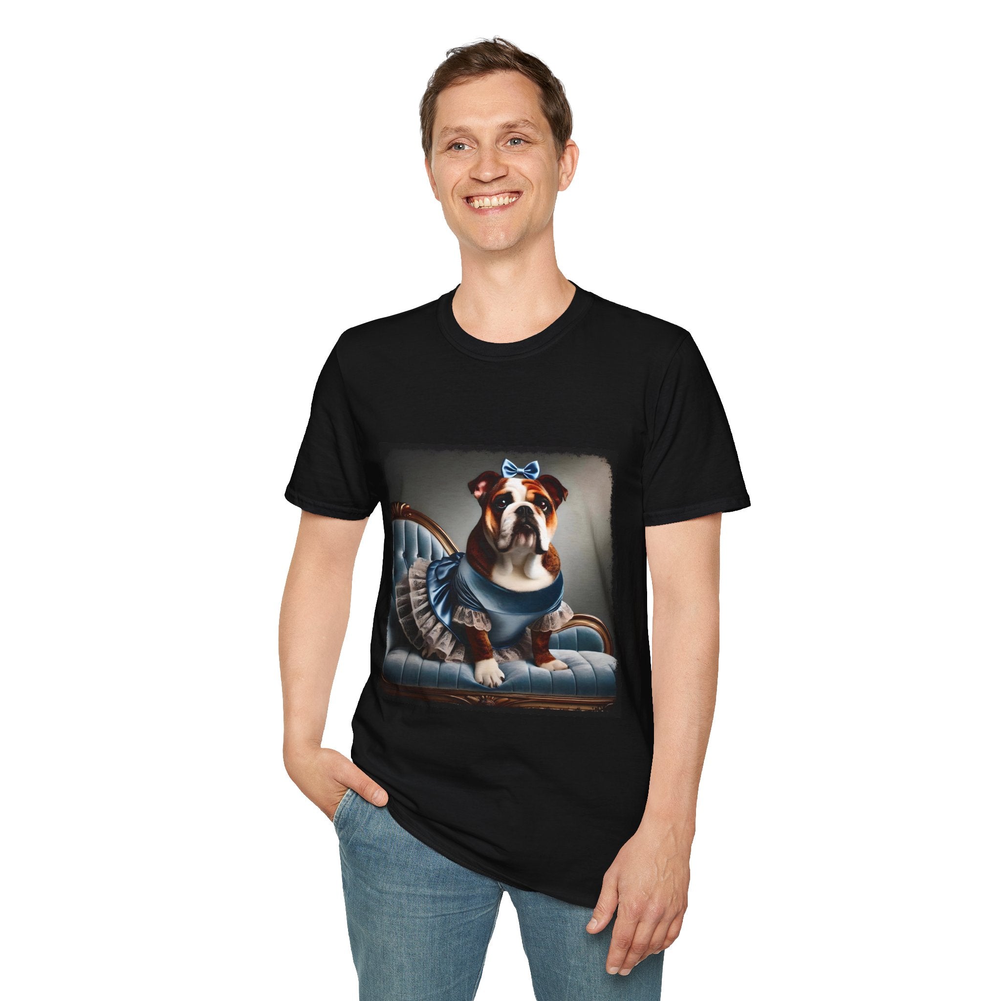 Bulldog Velvet Vixen | Unisex Dog T-Shirt