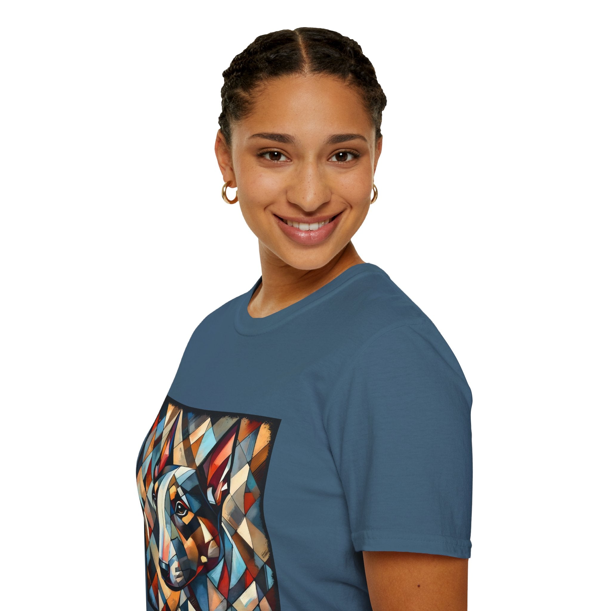 Bull Terrier Warm Geometric | Unisex Dog T-Shirt