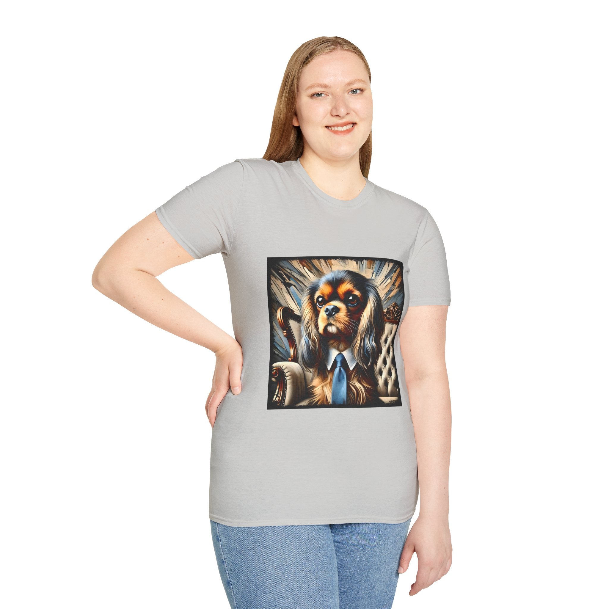 Cavalier King Charles Spaniel  Suave Icon | Unisex Dog T-Shirt