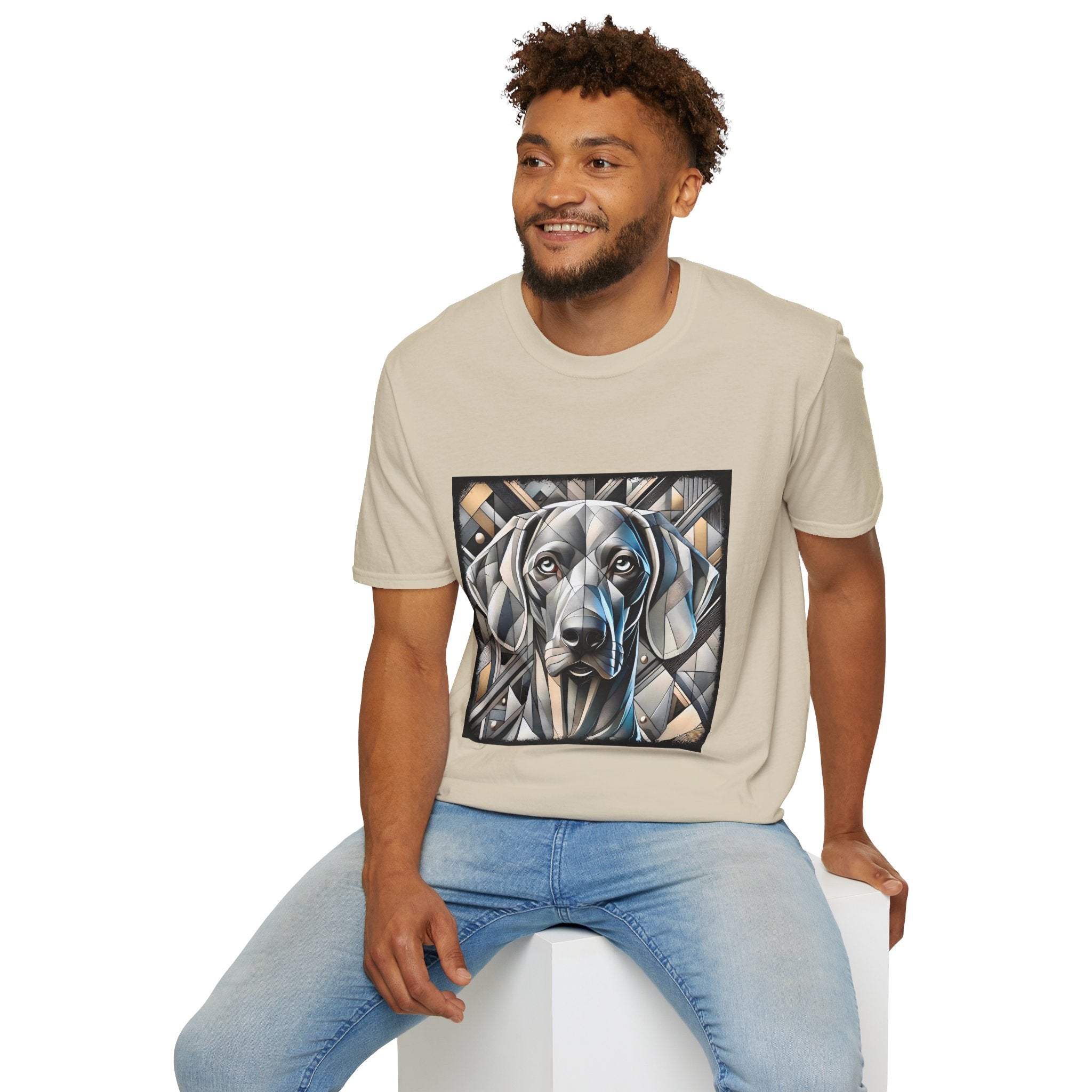 Weimaraner Geometric | Unisex Dog T-Shirt
