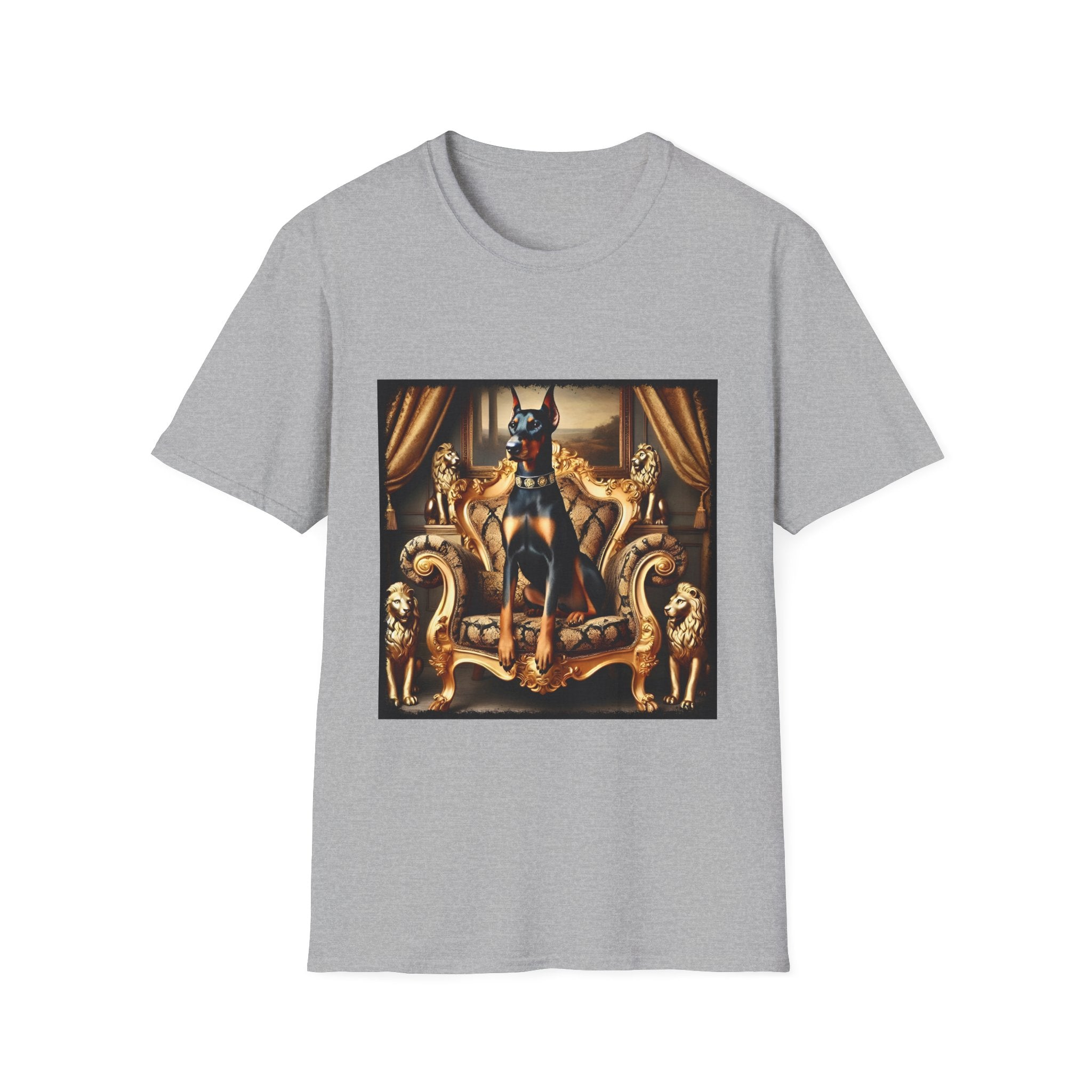 Doberman Pinscher Billionaire Bark | Unisex Dog T-Shirt
