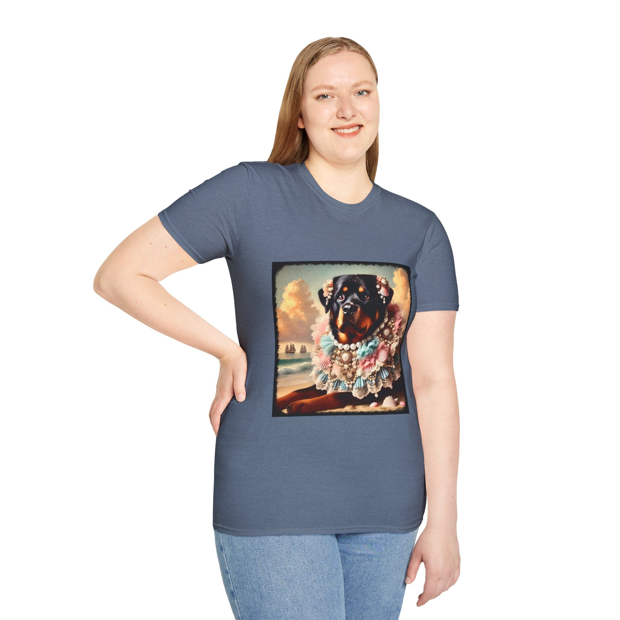 Rottweiler Beach Beauty | Unisex Dog T-Shirt