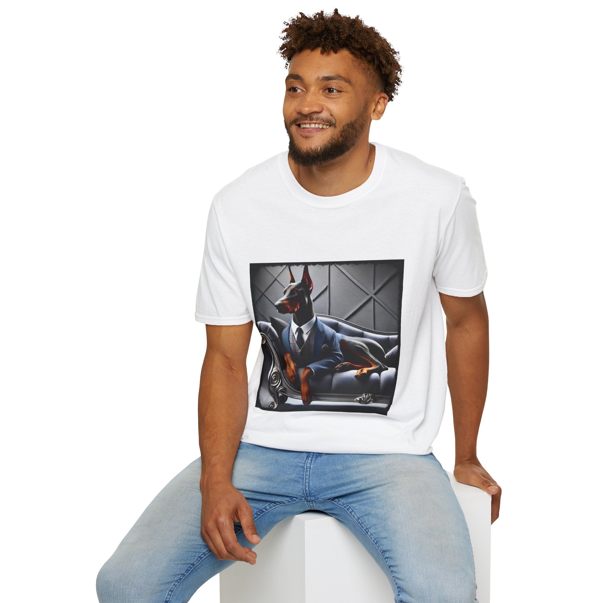 Doberman Pinscher Dapper Dude | Unisex Dog T-Shirt
