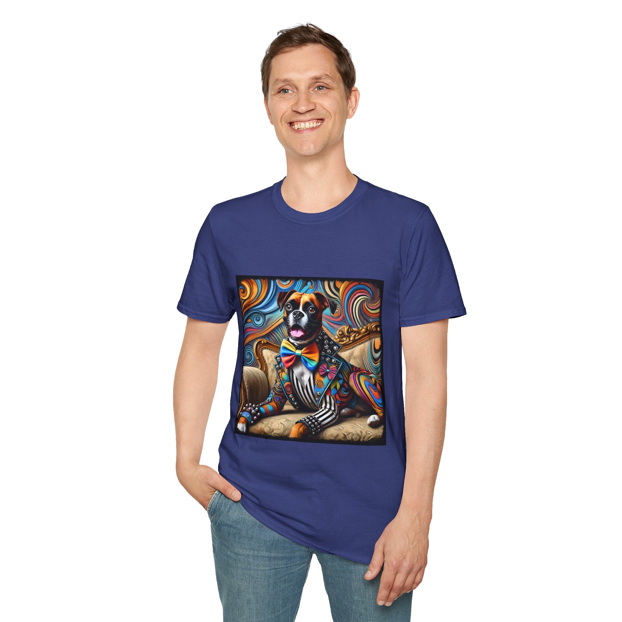 Boxer Vivid Rocker | Unisex Dog T-Shirt