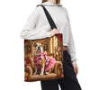 Bulldog Tote Bag | Camo Royalty Dog Lover Gift