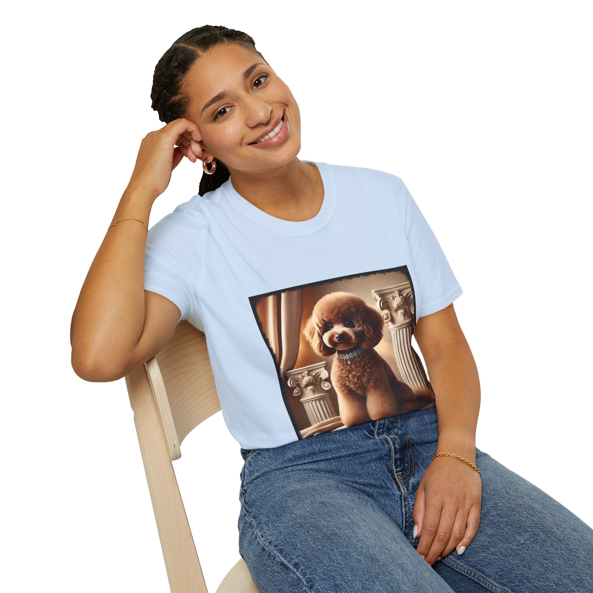 Poodle Diamond Mood | Unisex Dog T-Shirt