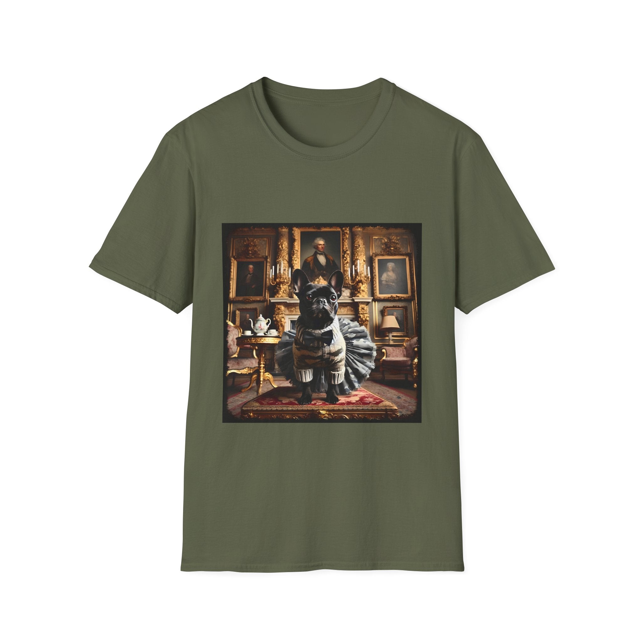 French Bulldog Shirt | Black Camo Chic Dog Lover Tee