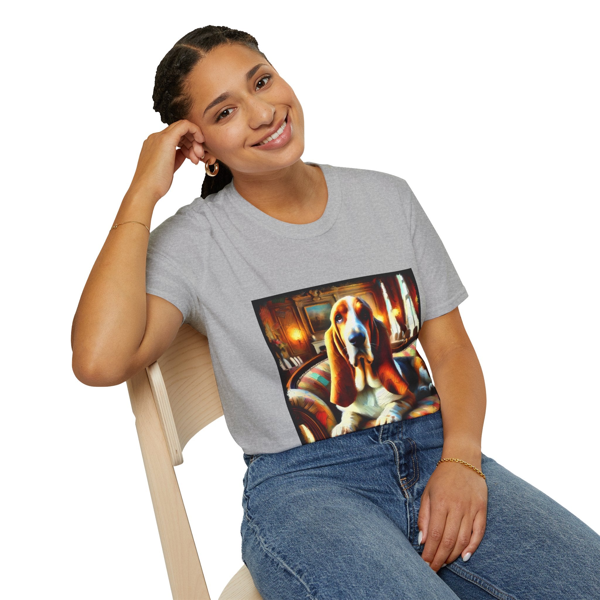 Basset Hound Warm Classic | Unisex Dog T-Shirt