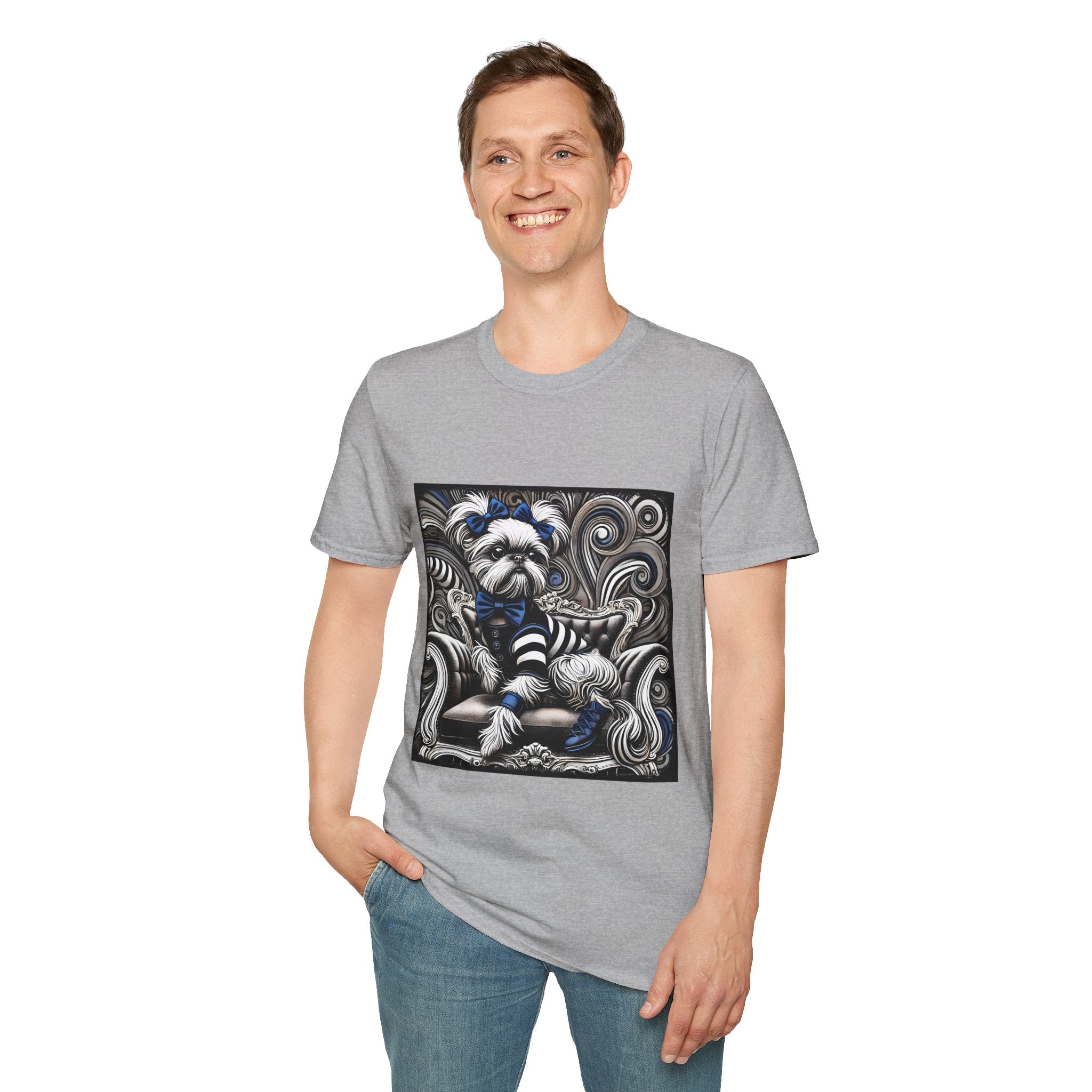 Brussels Griffon Bold Geometric | Unisex Dog T-Shirt