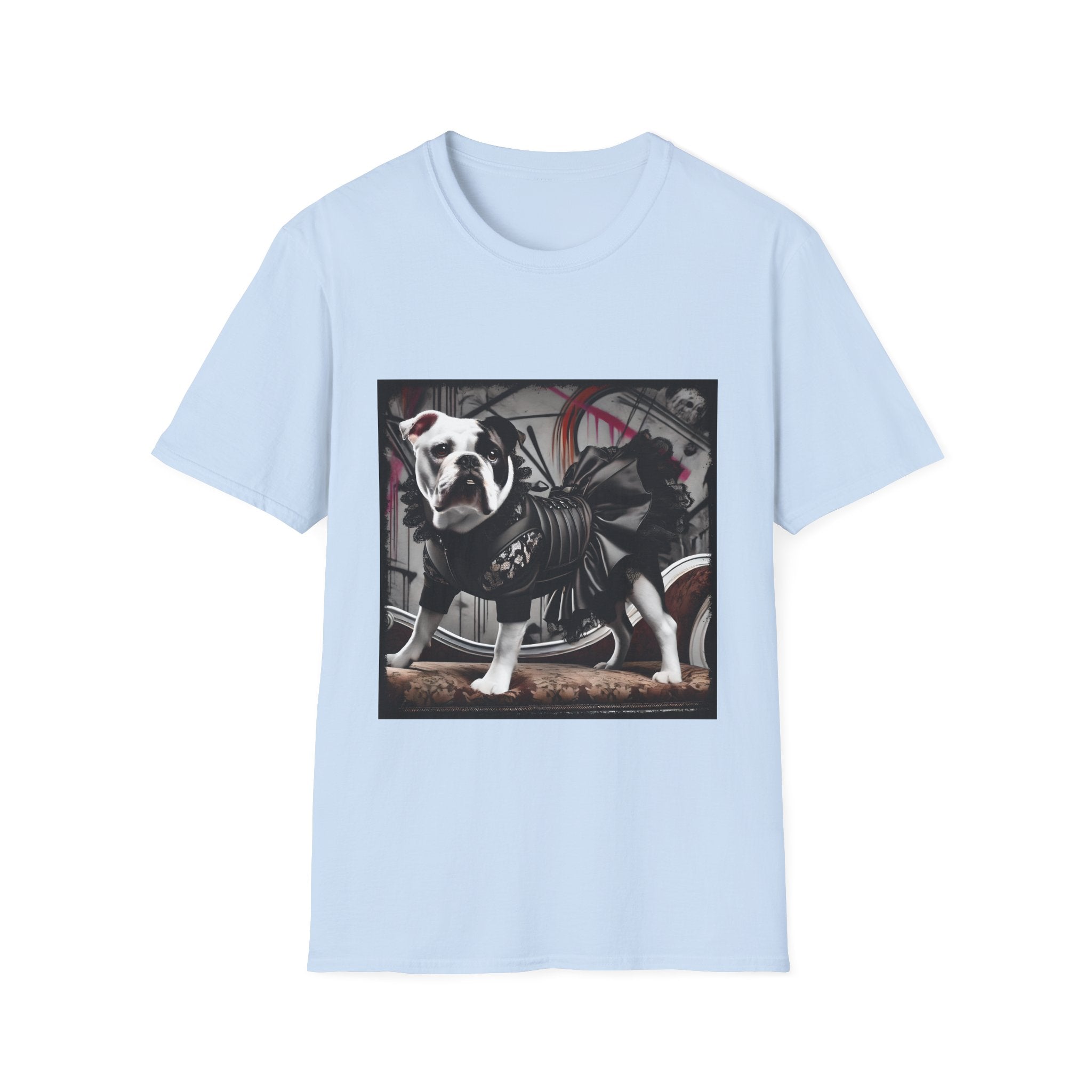 Bulldog Chic Charm | Unisex Dog T-Shirt