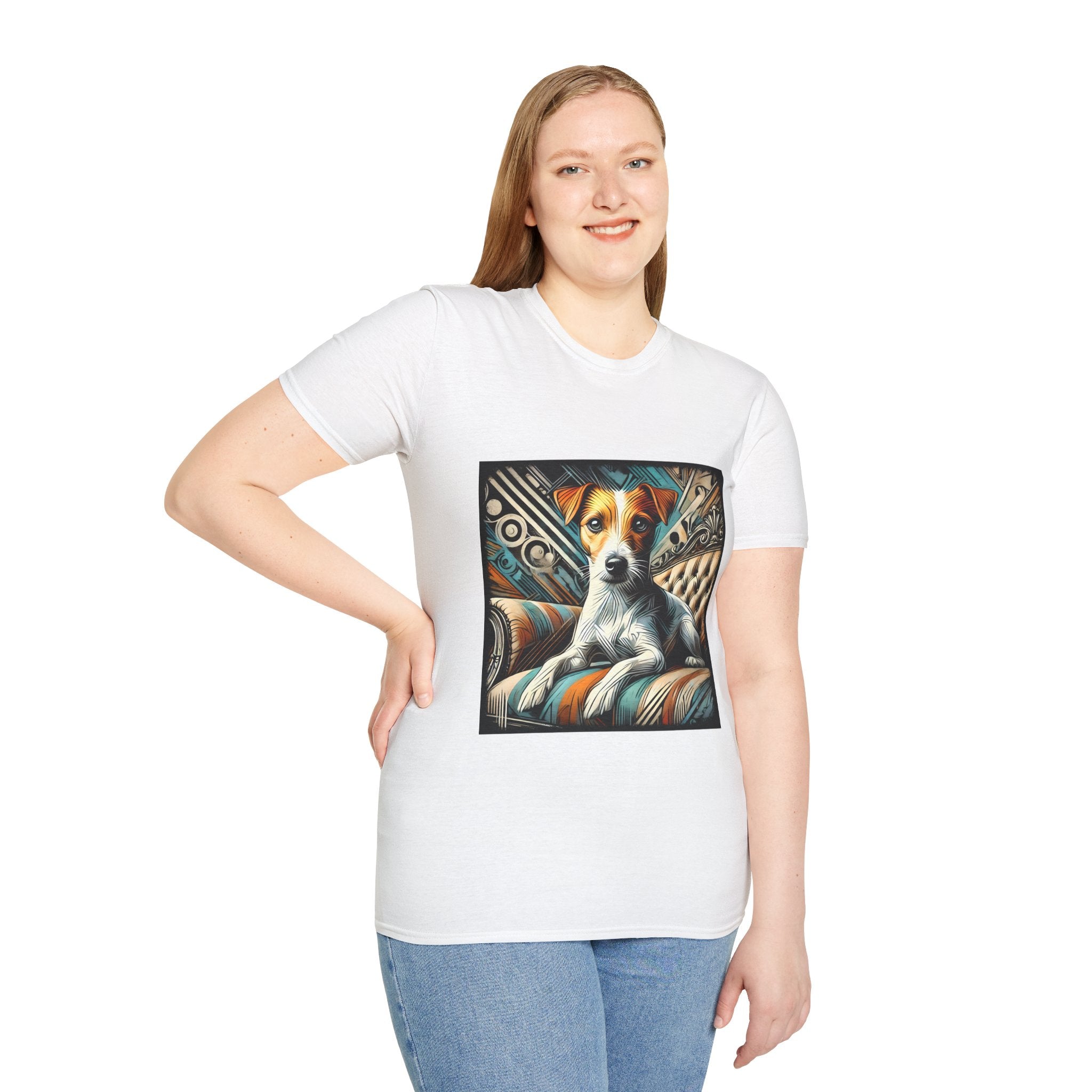 Jack Russell Terrier Warm Rebel | Unisex Dog T-Shirt
