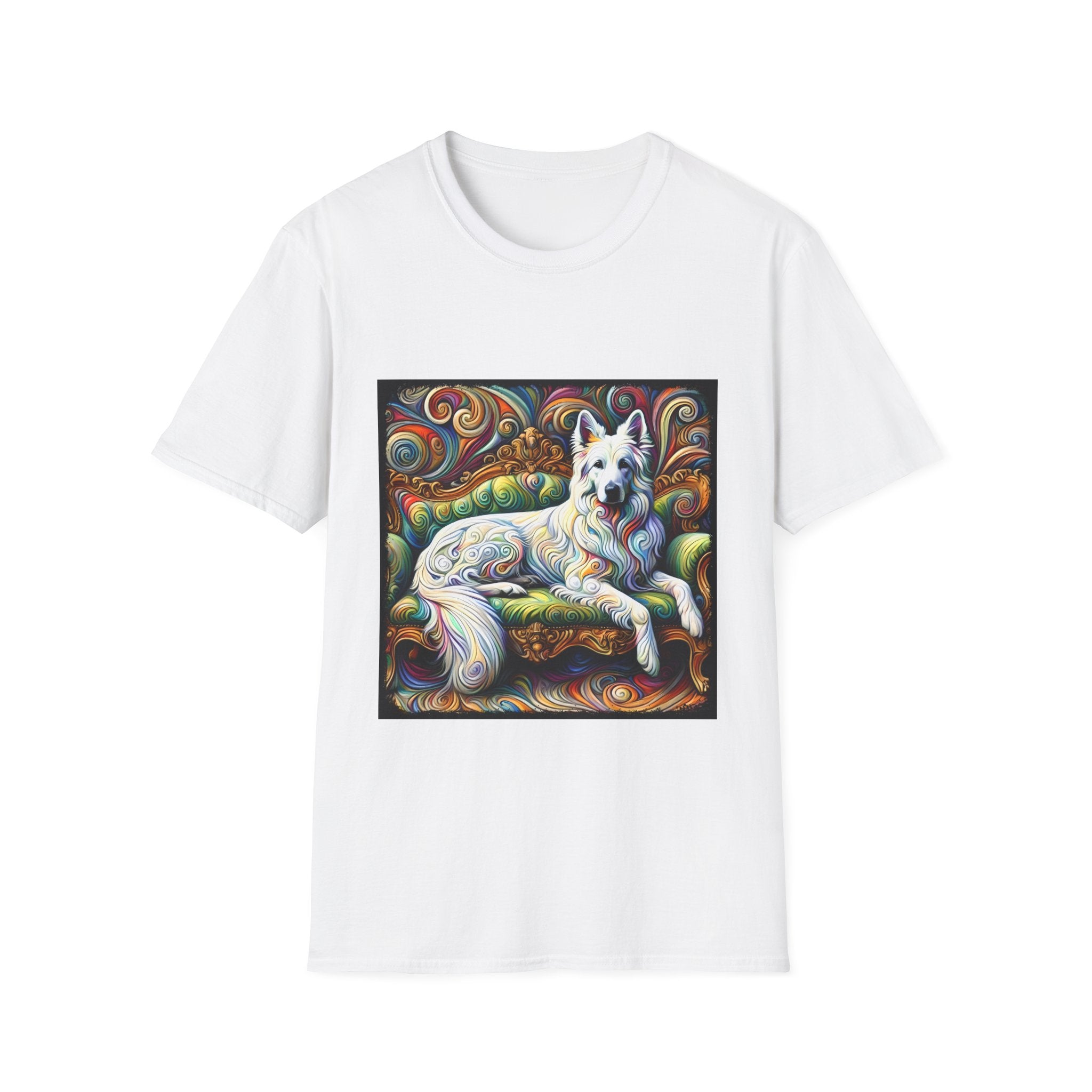 German Shepherd Intense Swirl | Unisex Dog T-Shirt