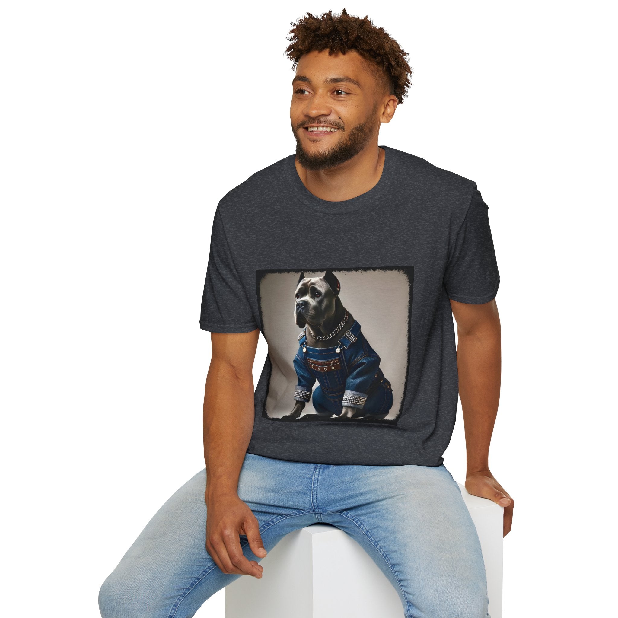 Cane Corso Denim & Diamonds | Unisex Dog T-Shirt