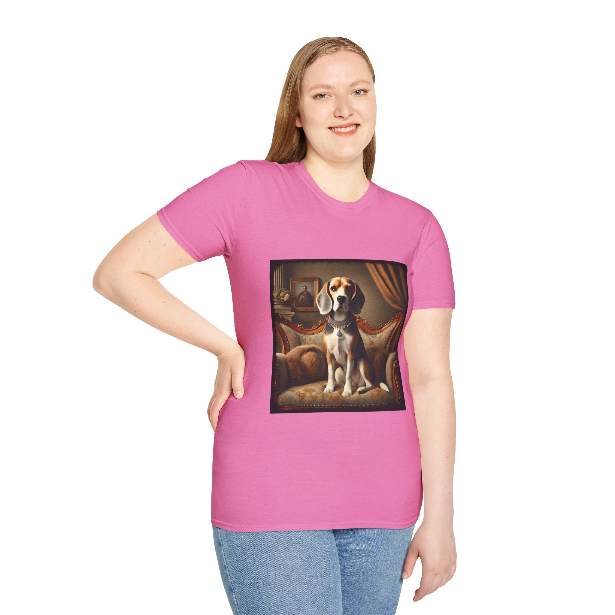 Beagle Princess Blue | Unisex Dog T-Shirt