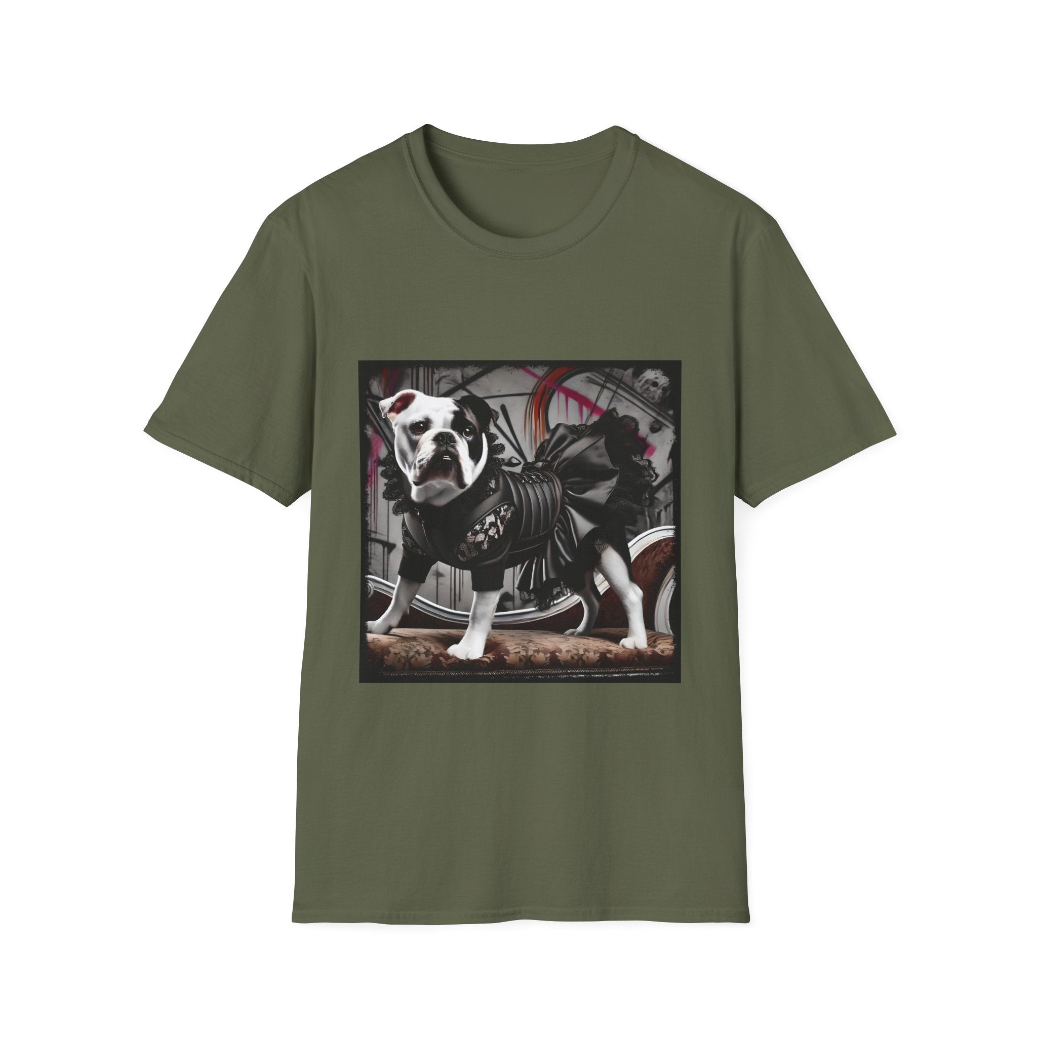 Bulldog Chic Charm | Unisex Dog T-Shirt